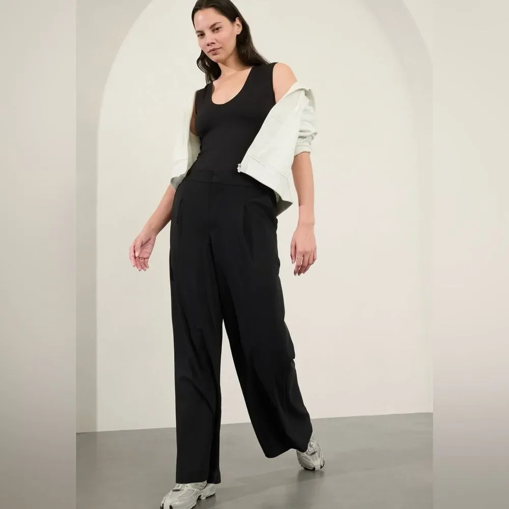 Athleta Pinnacle High Rise Trouser // Black - Picture 11 of 15